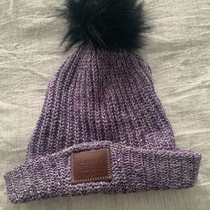 Love your melon Pom Pom beanie